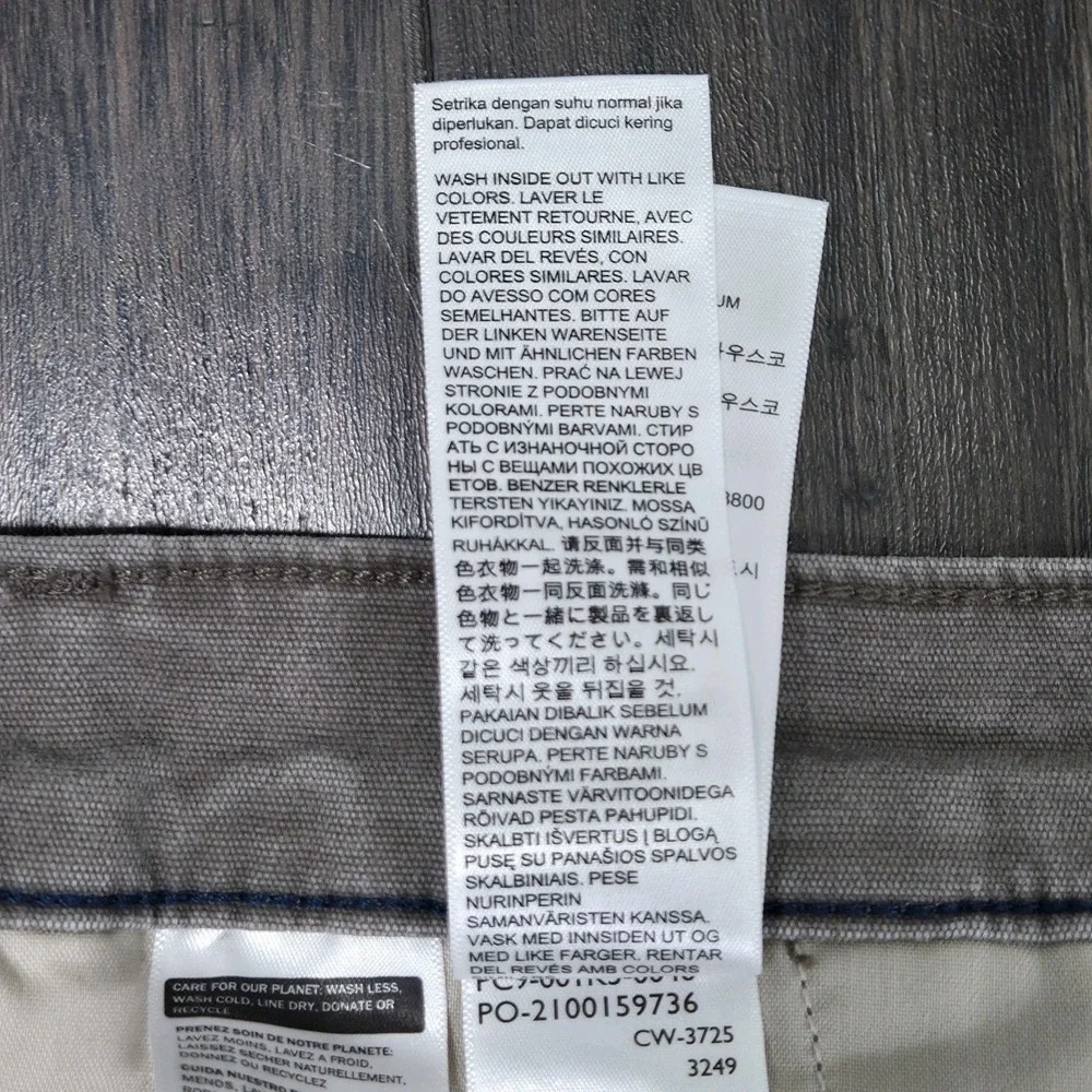 Levis XX Chino Relaxed Straight Pants Mens 40x30 (40x29) Gray Khaki Stretch Dad